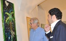 In mostra con Schifano