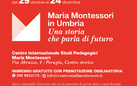 Maria Montessori in Umbria – una storia che parla di futuro