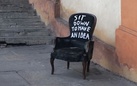 Andrea Bianconi. A Bologna. Sit down to have an idea