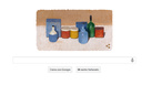 Il doodle di Google per Giorgio Morandi