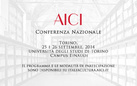 Conferenza Nazionale AICI. Italia è cultura