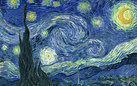 Pedalando nella notte stellata di Van Gogh