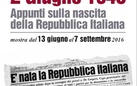 2 giugno 1946. Appunti sulla nascita della Repubblica Italiana