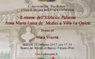 Il ritorno dell’Elettrice Palatina Anna Maria Luisa de’ Medici a Villa La Quiete