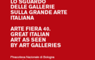 Arte Fiera 40. Lo sguardo delle gallerie sulla grande arte italiana