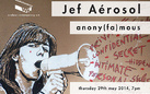 Jef Aerosol. Anony(fa)mous