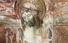 Ambrogio Lorenzetti. Croce del Carmine - Fase preliminare del restauro