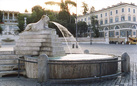 Sotto i ferri la Fontana dei Leoni di Piazza del Popolo