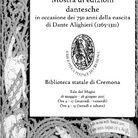 Tributo a Dante. Mostra di edizioni dantesche