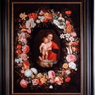 Pieter Paul Rubens e Jan Brueghel il Vecchio. Madonna col Bambino in una ghirlanda di fiori