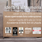 Identità e Memoria. Opere di Alain Breyer e Sergio Nannicola