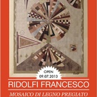 Francesco Ridolfi. Mosaico di legno pregiato